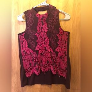 Maurice’s Lace Design Tank Top.
